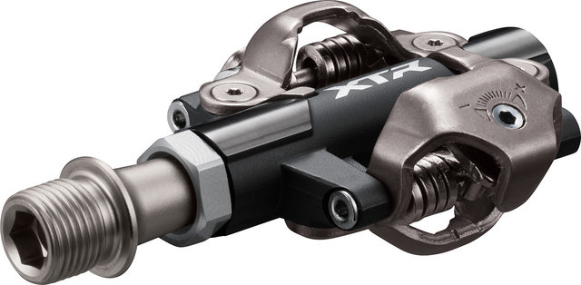 Shimano XTR PD-M9200 SPD clipless pedals, short axle - black-silver