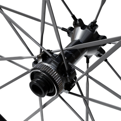 Shimano Juego de ruedas Dura-Ace WH-R9370-C50-TL Disc Center Lock Carbon 28" - negro | 28" | 142 mm | Non Boost | Shimano carretera de 12 velocidades | 100 mm | Non Boost