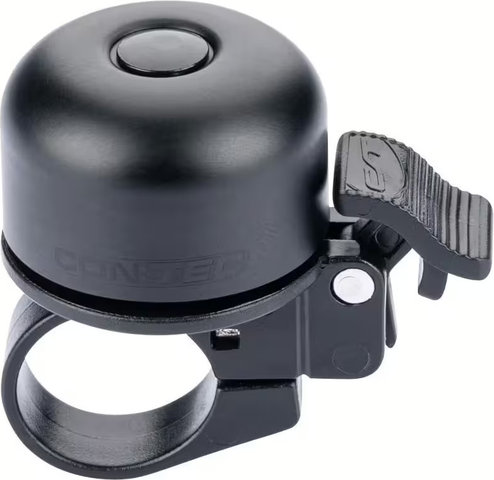 CONTEC Miniglocke Bing Klingel - schwarz matt