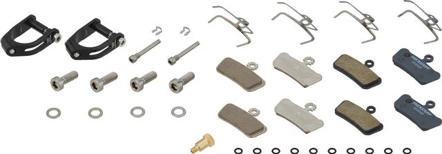 Trickstuff Piccola HD Titanium f+r Set Disc Brake - black-silver/left/right (side-specific)/Set