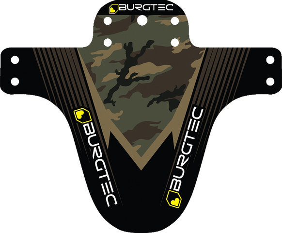 Burgtec Guardabarros de Moto - camo-black