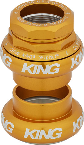 Chris King GripNut Bold EC30/25,4 - EC30/26 Gewindesteuersatz - gold/1"/EC30/25,4 - EC30/26