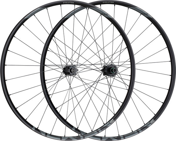 NEWMEN Evolution SL X.A.25 Fade Boost Disc 6-bolt 27.5" Wheelset - black black | Shimano Micro Spline | Boost | 148 mm | 110 mm | Boost | 27.5" (650B) | 110 mm | Shimano Micro Spline | 110 mm | 148 mm