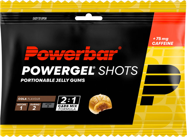 Powerbar PowerGel Shots Fruchtgummis - 24 Beutel - cola - caffeine