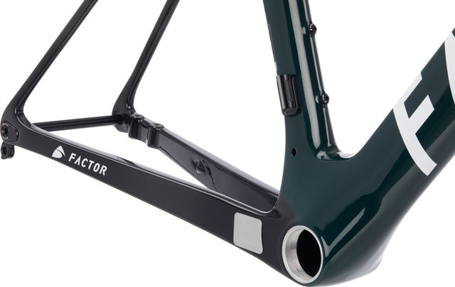Factor Kit de Cadre en Carbone OSTRO V.A.M. Disc T47a Shimano Modèle 2023 - factor racing green | 56 cm, 120 mm x 42 cm, SB 25 mm