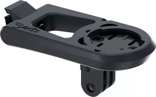 DEDA Support de potence Superbox pour Garmin, Wahoo, Bryton et GoPro - black