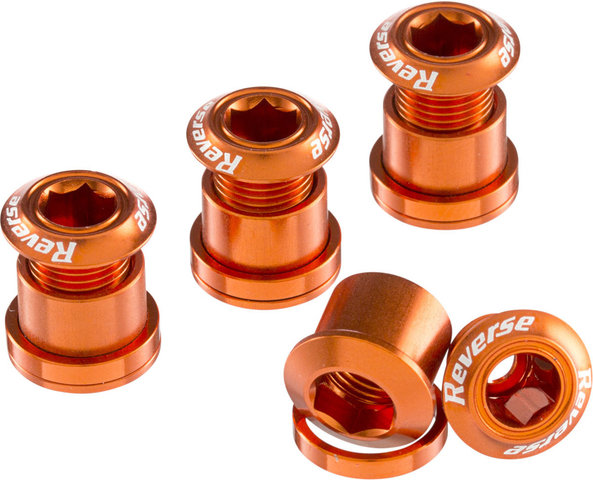 REVERSE Components Kettenblattschrauben - orange