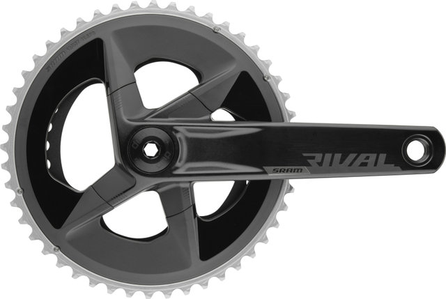 SRAM Groupe Rival eTap AXS HRD FM 2x12 vitesses 35-48 - black/SRAM XDR/10-36/SRAM XDR/À braser/172,5 mm/sans