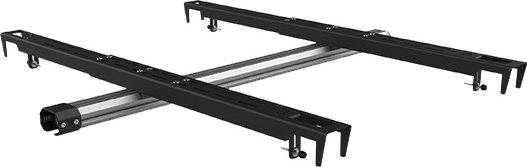 Stashed Products Soporte para estante de bicicleta SpaceRail 4x - negro-plata