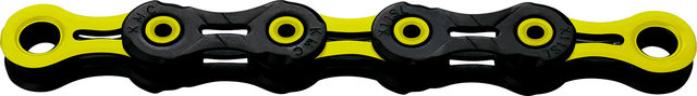 KMC DLC11 Waxed Kette 11-fach - black-yellow/118