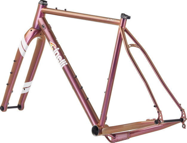 Cinelli Fork - gold-pink/47 mm/M/1 1/8" - 1,5" tapered