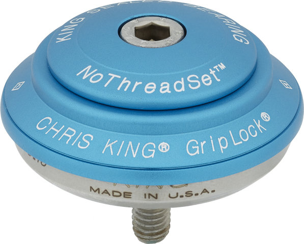 Chris King DropSet 2 IS42/28.6 - IS52/40 GripLock Headset - matte turquoise/1 1/8" - 1,5" tapered/IS42/28,6 - IS52/40
