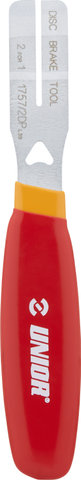 Unior Bike Tools Outil pour Frein à Disque 2 en 1 1757/2DP - red