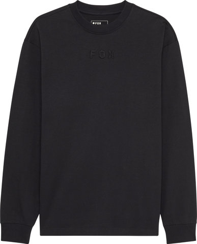 Fox Head Wordmark Oversized L/S Tee Longsleeve T-Shirt - black/S