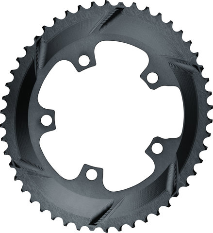 absoluteBLACK Round Road Chainring for 110/5 BCD - grey/50 