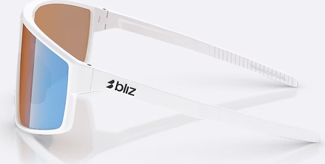 Bliz P002S Sports Glasses - white | nano optics nordic light coral-orange-blue multicolor