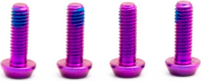 OAK Components Juego de Tornillos titanio M3x9 SRAM cojinete de palanca / Hope tapa - purple
