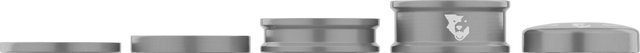 Wolf Tooth Components Anodized Bling Kit Aheadkappe- und Spacer-Set - silver/universal