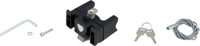 ORTLIEB Handlebar Mounting Set with Lock - black