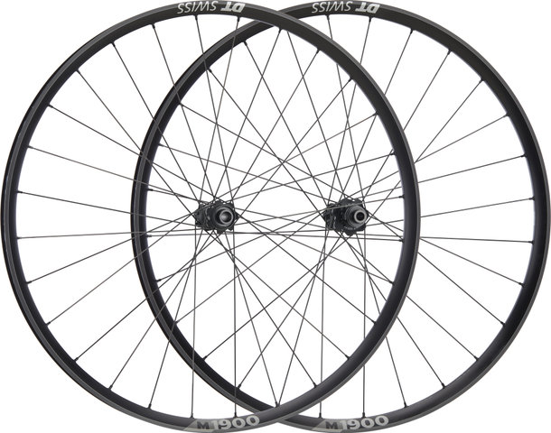 DT Swiss M 1900 SPLINE 30 Boost Disc Center Lock 29" Laufradsatz - schwarz/29" Satz (VR 15x110 Boost + HR 12x148 Boost) SRAM XD