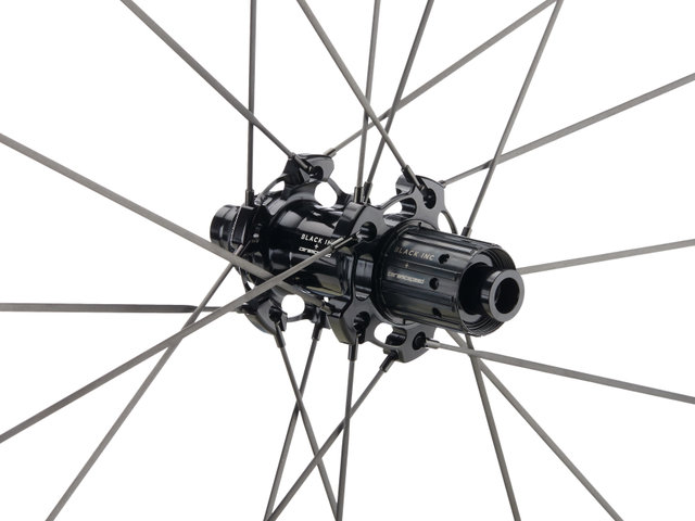 Black Inc SIXTY TWO Disc Center Lock Carbon 28" Wheelset - silver label/100 mm/Non Boost/28"/142 mm/Shimano Road/Non Boost