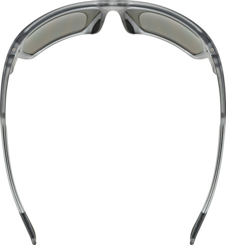 uvex sportstyle 238 sports glasses - smoke matt/mirror silver