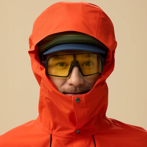 Fjällräven Poncho Hoja Rain Fox - flame orange | L/XL