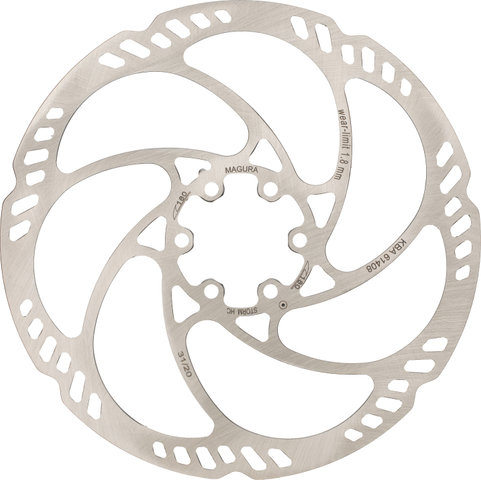 Magura Storm HC 6-Loch Bremsscheibe Werkstattverpackung - silver | 180 mm