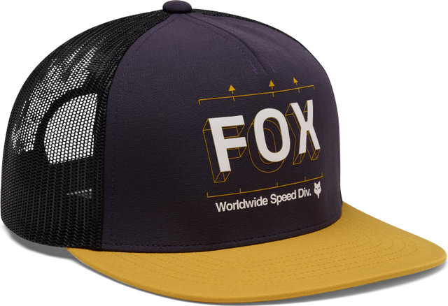 Fox Head Gorra Image Print Snapback Trucker - plum perfect | one size