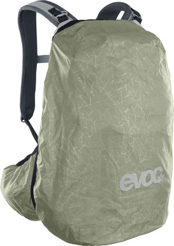 EVOC Sac à Dos avec Protection Trail Pro 16 - stone-carbon grey/16 