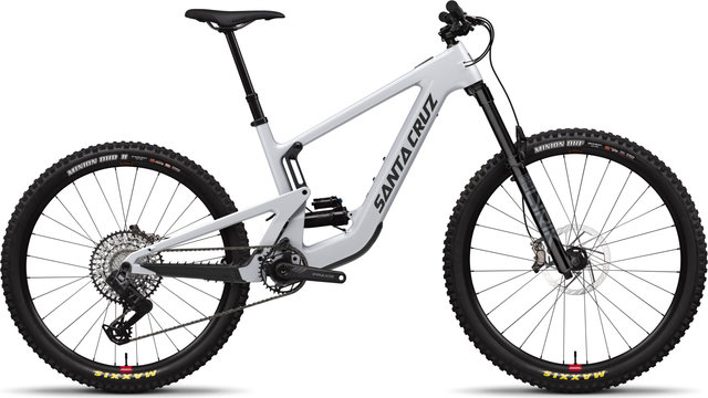 Santa Cruz Heckler SL 1 C GX AXS Mixed E-Mountain Bike - matte silver/160 mm/L/44 mm/29" (front), 27.5" (rear)/165,0 mm