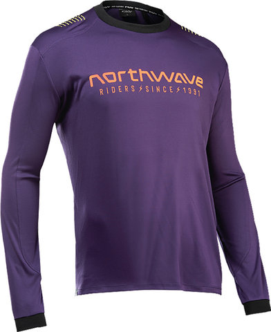 Northwave Sharp L/S Jersey - purple-orange/M