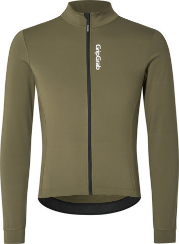 GripGrab RIDE Thermal Long Sleeve Trikot - olive green/M