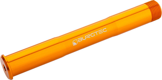 Burgtec Thru axle for RockShox BoXXer C1/C2/D1 fork - iron bro orange