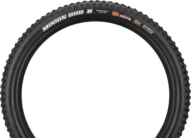 Maxxis Minion DHR II 3C MaxxTerra EXO WT TR 26" Faltreifen - schwarz/26 "/60 mm/61-559/2.4 "