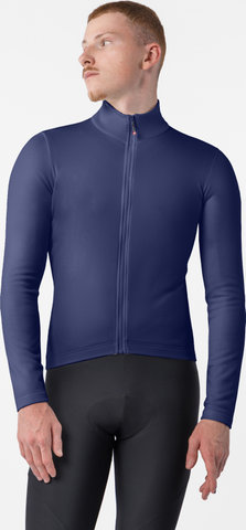 Castelli Competizione Thermal L/S Trikot - belgian blue | S