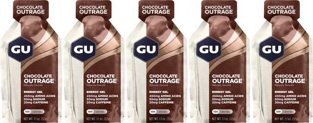GU Energy Labs Energy Gel - 5 unidad - chocolate outrage