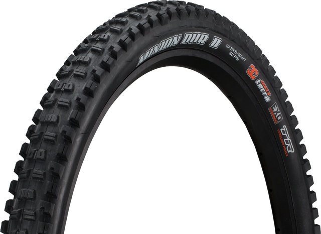 Maxxis Minion DHF / DHR II 3C MaxxTerra EXO WT TR 27.5" Folding Tyre Set - black/27.5 /63 mm/63-584