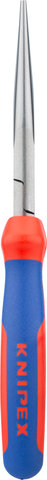 Knipex Alicates de punta plana con filo de corte - rojo-plata