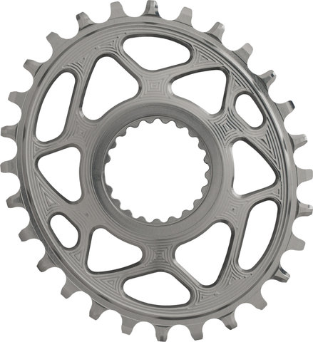 absoluteBLACK Oval Kettenblatt für Shimano DM M9100 /M8100 /M7100/M6100 /HG+ 12-fach - grey/28 Z