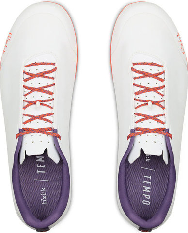 Fizik Beat Rennrad Schuhe - weiß-orange | 42