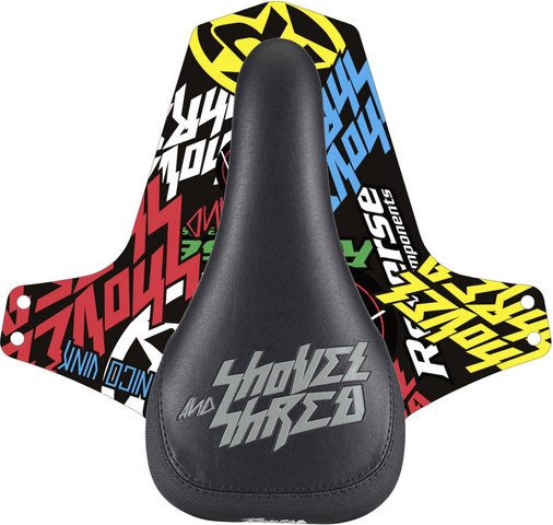 REVERSE Components Nico Vink Shovel & Shred Saddle - black-grey/235 mm/127 mm