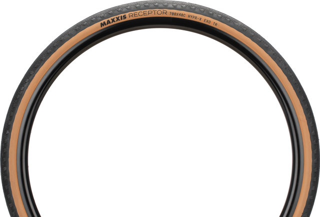 Maxxis pneu pliable Receptor (Gen. 2) EXO HYPR-X TR 28" - tan | 28 | 40 mm | 40-622