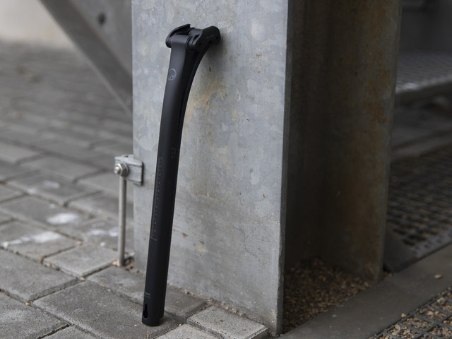 Ergon Tige de Selle CF Allroad Pro Carbon à Ressorts à Lames - black/27,2 mm / 345 mm / SB 25 mm