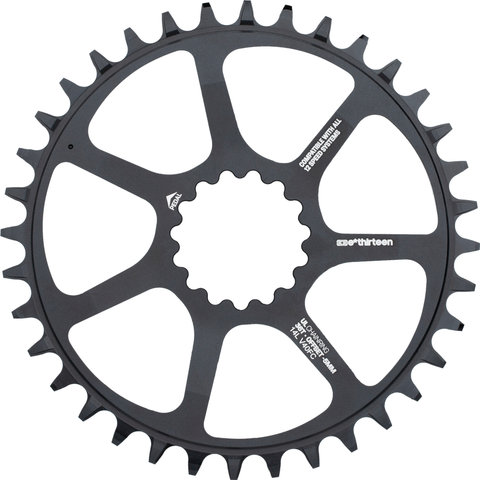 e*thirteen Kettenblatt Ultralight Guidering Direct Mount 1-fach - black/36 Z