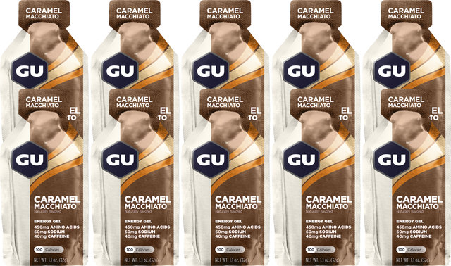 GU Energy Labs Energy Gel - 10 pièces - caramel macchiato