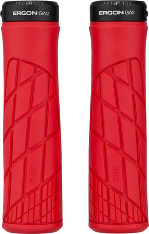 Ergon GA2 Fat Handlebar Grips - risky red/universal