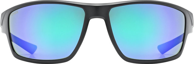 uvex sportstyle 230 glasses - black matte | mirror green