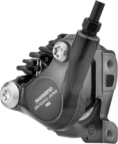 Shimano GRX Scheibenbremse BR-RX810 + Di2 ST-RX815 - schwarz-grau/Hinterrad