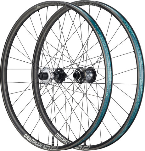 e*thirteen Juego de ruedas Grappler Sidekick Flux DH Carbono S. Boost 29"/27,5" - black/Boost/157 mm/110 mm/Super Boost/29" (delantero), 27,5" (trasero)/110 mm/110 mm/157 mm/e13